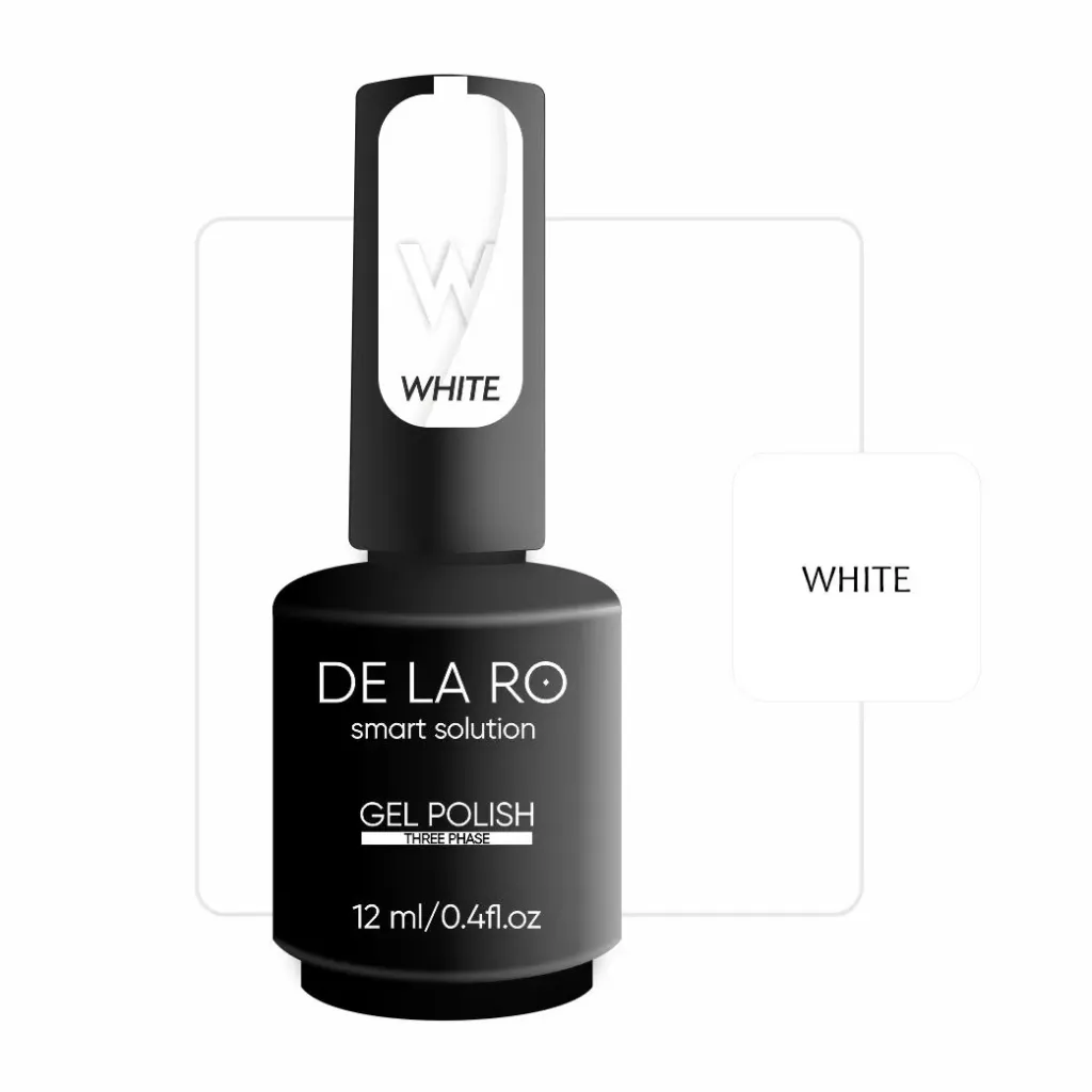 GEL POLISH WHITE 12ML