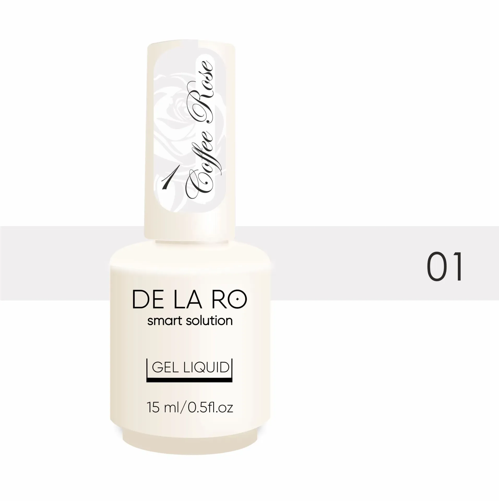 GEL LIQUID COFFE ROSE N1 15ML