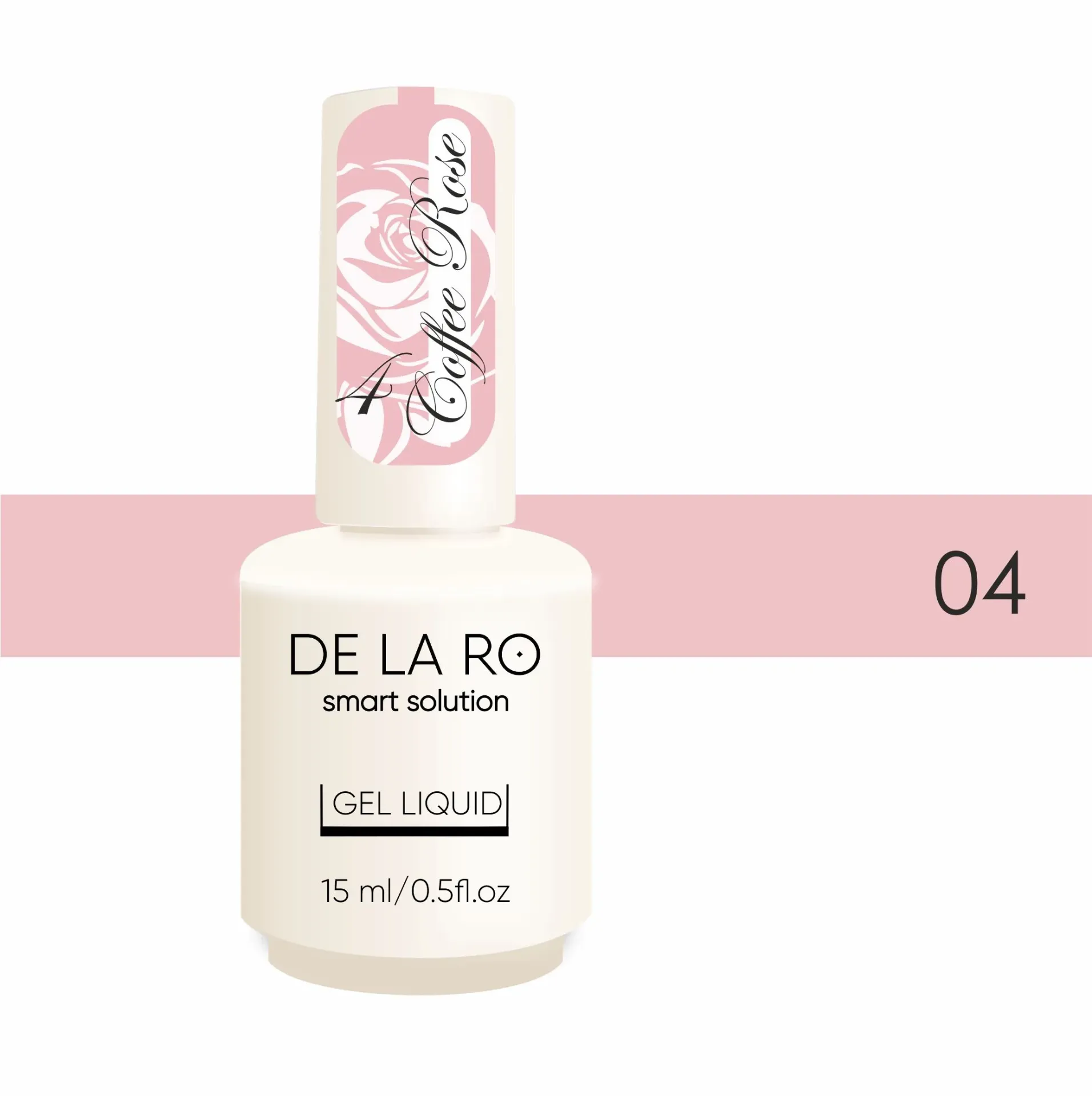 GEL LIQUID COFFE ROSE N4 15ML