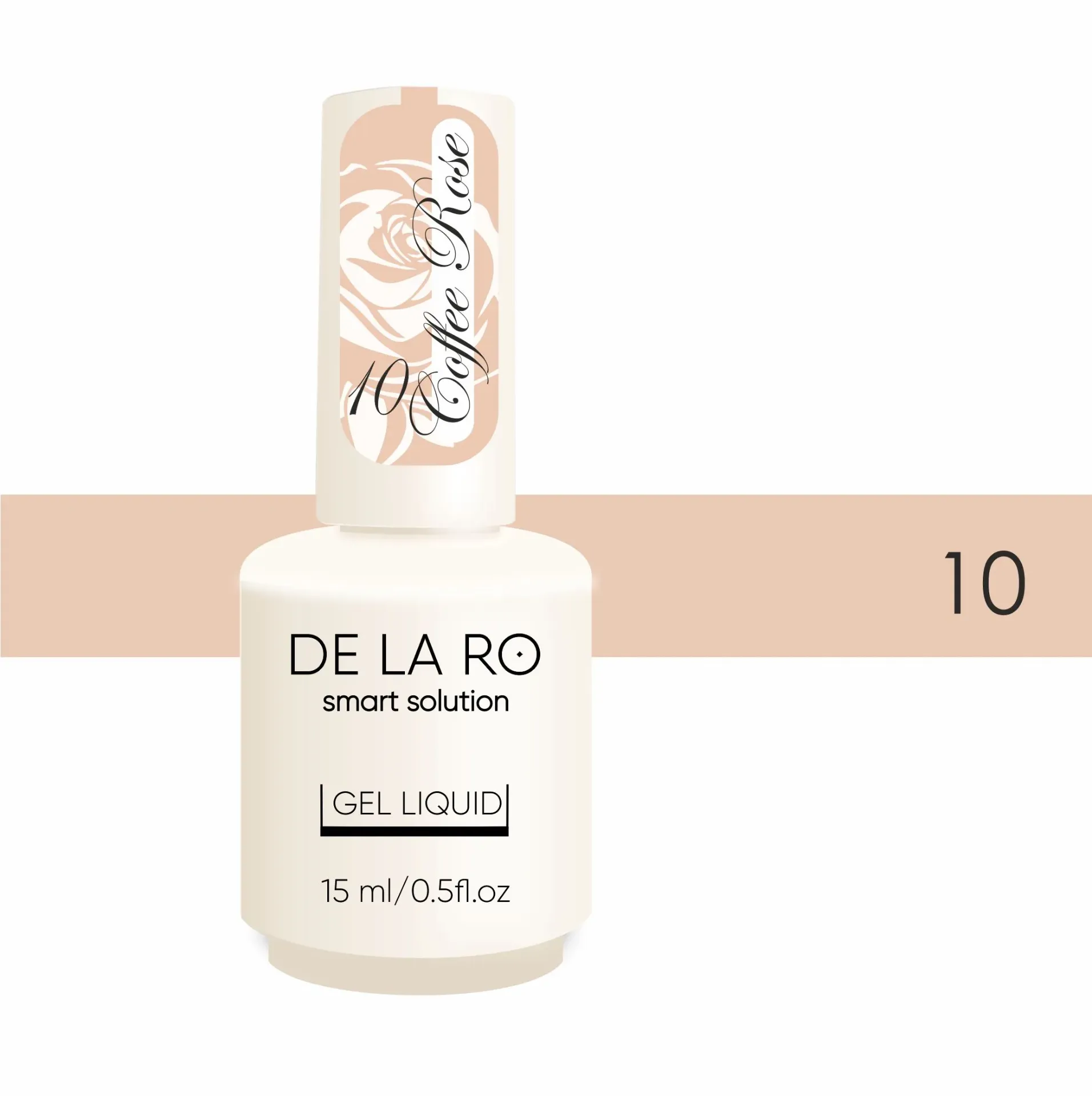 GEL LIQUID COFFE ROSE N10 15ML
