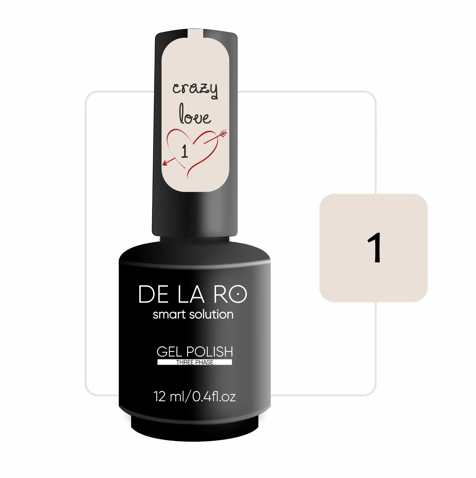 GEL POLISH N1 CRAZY LOVE 12ML