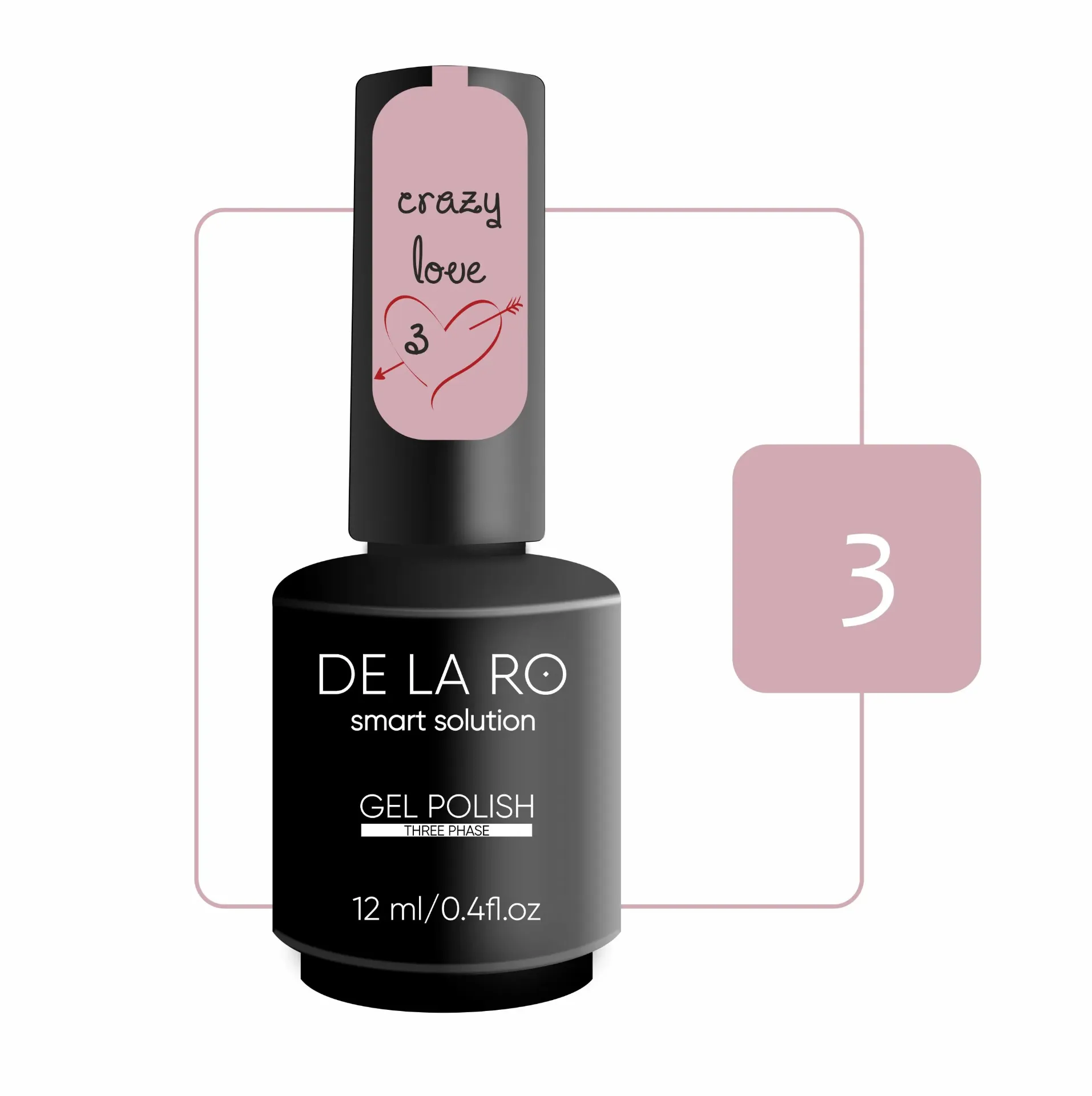 GEL POLISH N3 CRAZY LOVE 12ML