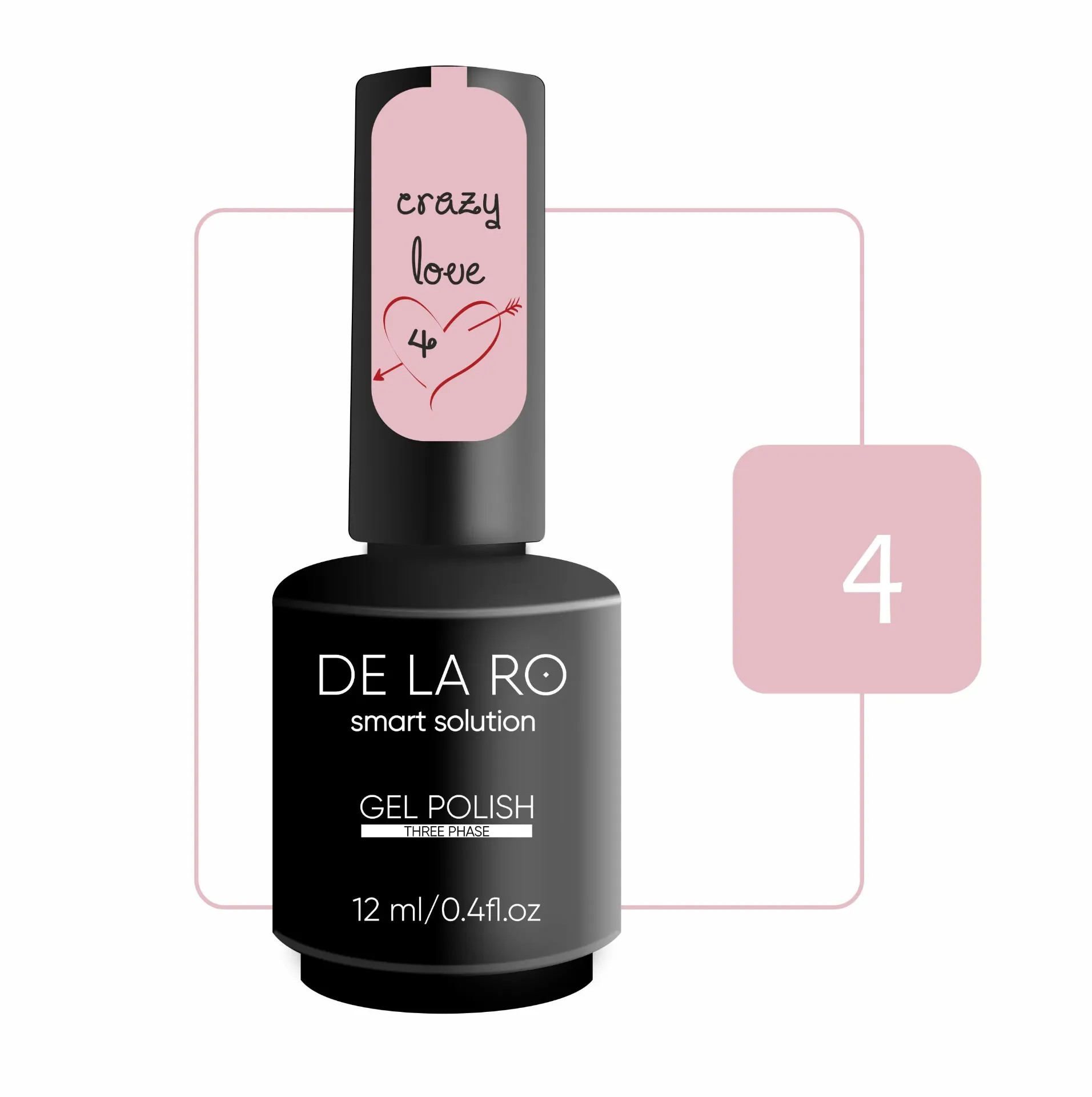 GEL POLISH N4 CRAZY LOVE 12ML