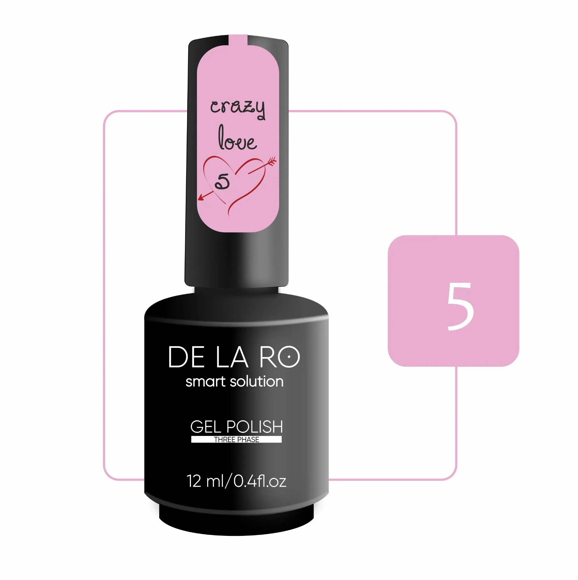 GEL POLISH N5 CRAZY LOVE 12ML