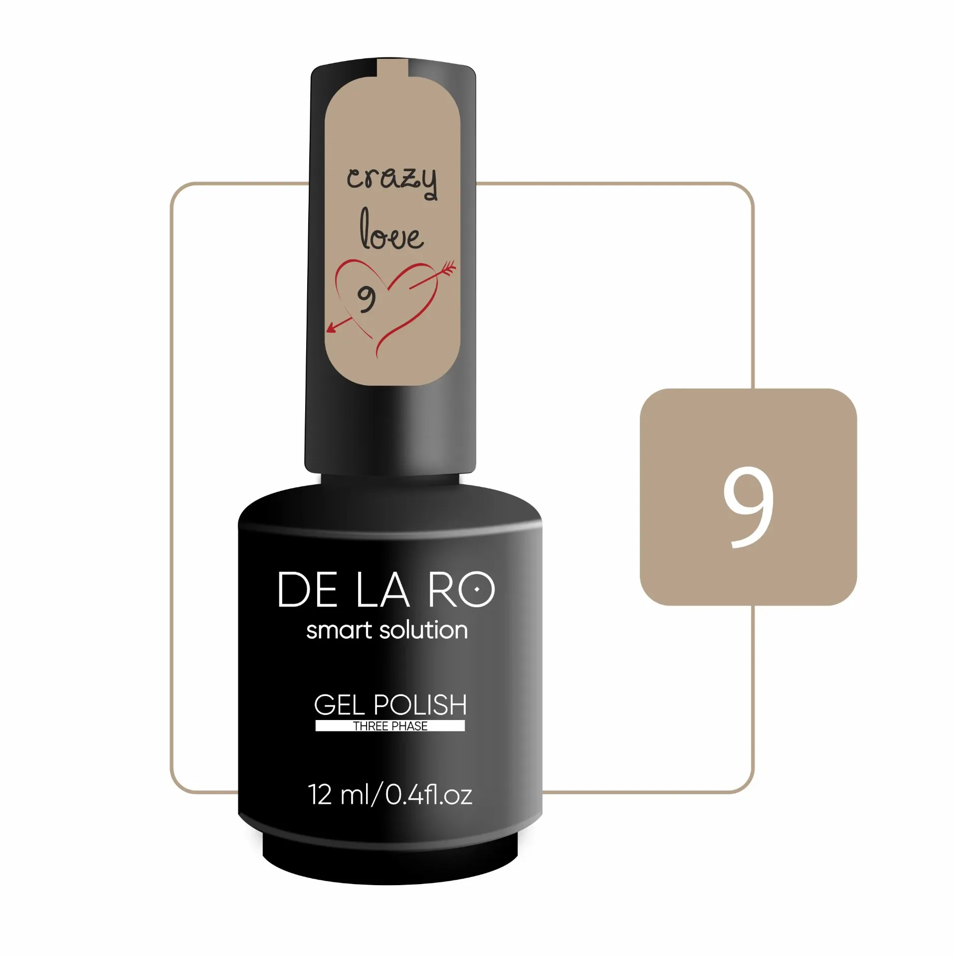 GEL POLISH N9 CRAZY LOVE 12ML